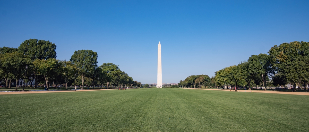 The Washington Monument on the National Mall in Washington, DC